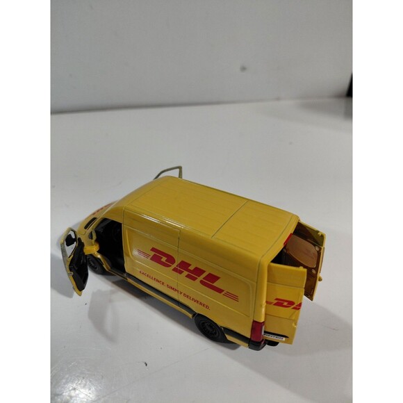 Kinsmart Die Cast 1:48 DHL Carriers Mercedes Benz Sprinter Delivery Van - Picture 6 of 9
